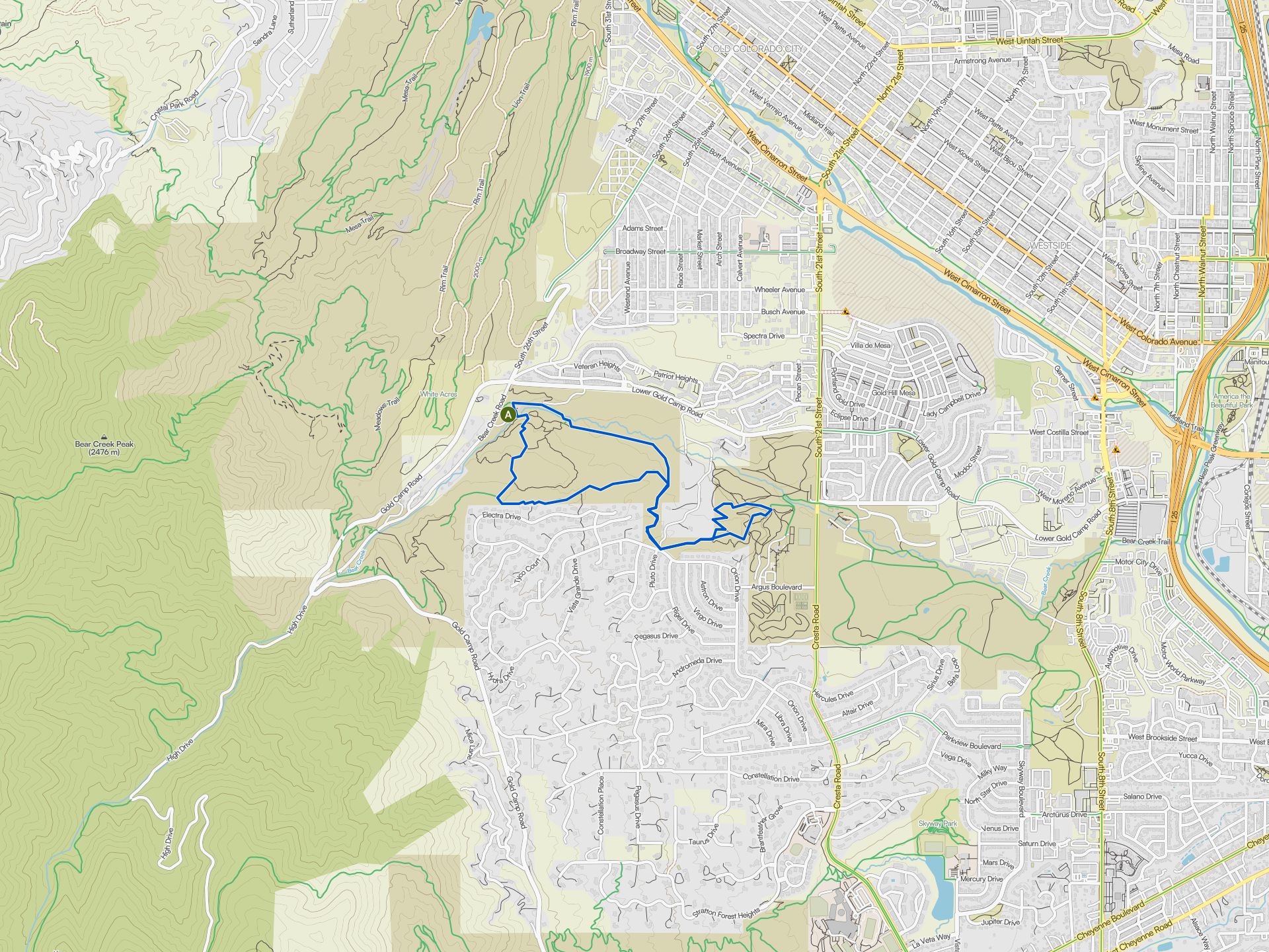 The best running trails in Bear Creek Regional Park | Komoot